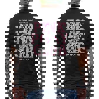Pink Pony Club Princess Midwest Cowgirl Lesbian Sapphic Men's T-shirt Back Print - Thegiftio UK