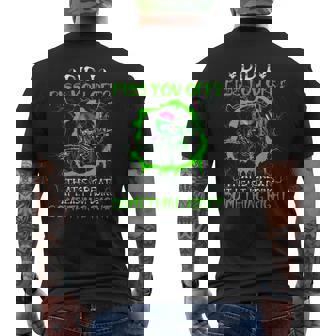 Did I Piss You Off I'm Doing Something Right Neon Skeleton Men's T-shirt Back Print - Thegiftio UK
