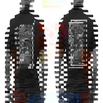 Pixel Art Tokyo Shinjuku Golden Gai Tokyo Izakaya Sakura Men's Back Print T-Shirt - Monsterry