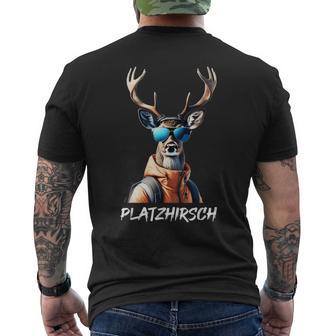 Platzhirsch Aprés-Ski Party Skier Stag T-Shirt mit Rückendruck - Geschenkecke