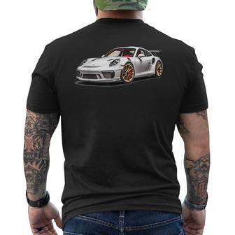 Porsc Gt 3 Rs Sports Car Coupe 911 T-Shirt mit Rückendruck - Geschenkecke