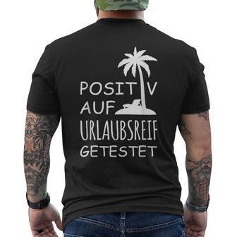 Positiv Auf Hollaubsreif Tested T-Shirt mit Rückendruck - Seseable