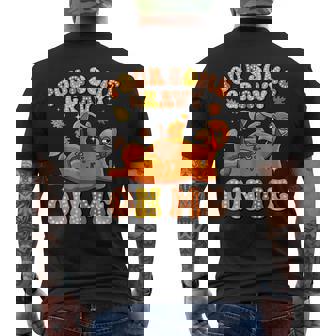 Pour Some Gravy On Me Turkey Thankful Thanksgiving Autumn Men's T-shirt Back Print - Monsterry