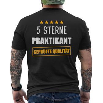 Praktikant Praktikum Praktikanten Praktikantin T-Shirt mit Rückendruck - Geschenkecke