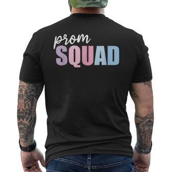 Prom Squad High School Event Matching Men's T-shirt Back Print - Monsterry DE