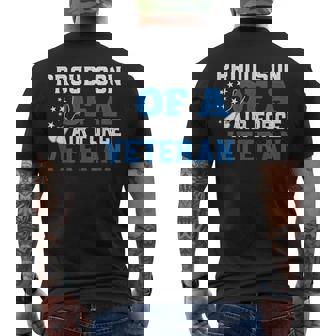 Proud Military Son Proud Son Of A Air Force Veteran Men's T-shirt Back Print - Thegiftio UK