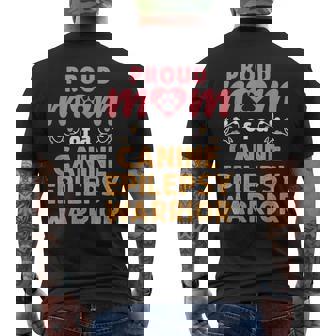 Proud Mom Of a Canine Epilepsy Warrior Dog Seizures Men's Back Print T-Shirt - Monsterry