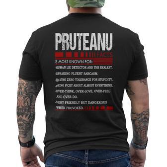 Pruteanu Name Facts Last Name Pruteanu Name Facts Family Name Men's T-shirt Back Print | Seseable UK