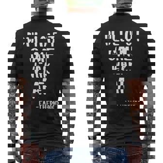 Pull Out Game Is Weak Af Fatherhood Men's T-shirt Back Print - Thegiftio UK