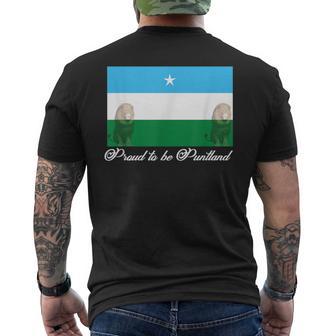 Puntland Flag 21St Anniversary 1998 To 2019 T T-Shirt mit Rückendruck - Geschenkecke