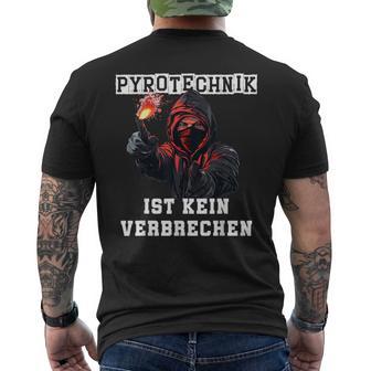 Pyrotechnik Ist Keinerbrechen Football Ultra T-Shirt mit Rückendruck - Geschenkecke