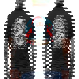 Queridos Reyes Magos Carta De Papá Noel Diseño De Navidad Camiseta Hombre Estampado Espalda - Regaloses