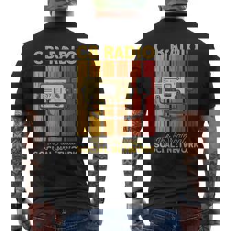 Radioaficionados Operador De Radio Red Social Original Camiseta Hombre Estampado Espalda - Regaloses