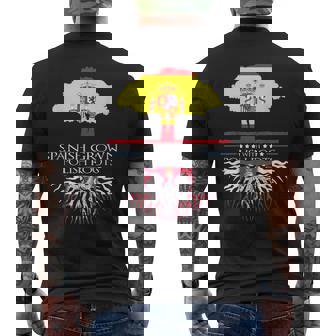 Raíces Polacos Españoles Crecido Polo Europeoarsovia Camiseta Hombre Estampado Espalda - Regaloses