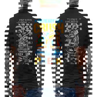 Im Ready To Crush Pre-K Construction Excavator Boys Kid Men's T-shirt Back Print - Thegiftio UK