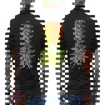 Really Like Inverted Upside Down Upsidedown Pineapple Men's T-shirt Back Print - Thegiftio UK