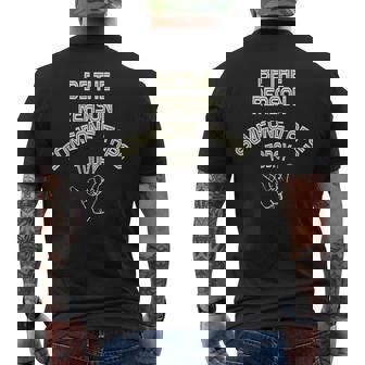 Be The Reason Someone Taps Out In Jiu Jitsu Men's T-shirt Back Print - Monsterry
