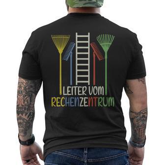 Rechenzentrum Garden Tools Rake Ladder Garden T-Shirt mit Rückendruck - Geschenkecke