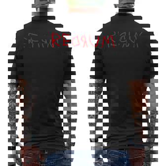 Redrum 1980S Shining Men's & Women's Graphic Novelty Men's T-shirt Back Print - Thegiftio UK