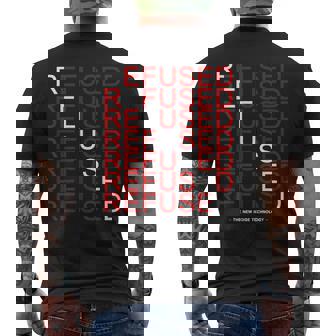 Refused -La Nouvelle Technologie De Bruit e T-shirt imprimé au dos - Cadeauxyz