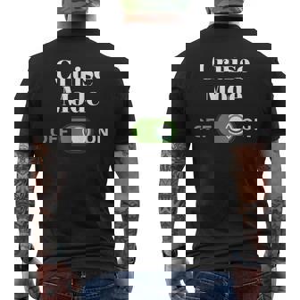 Regalo De Crucero Para Cruceros Modo Crucero Activado Camiseta Hombre Estampado Espalda - Regaloses