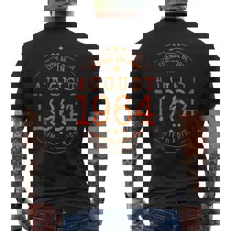 Regalo Di Compleanno Agosto 1964 In Edizione Limitata Usato T-shirt da uomo con stampa posteriore - Novitaregali