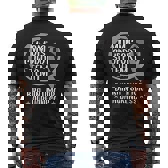 Regalo Gris De La Cinta Del Mes De La Conciencia Del Tumor Del Cerebro Camiseta Hombre Estampado Espalda - Regaloses