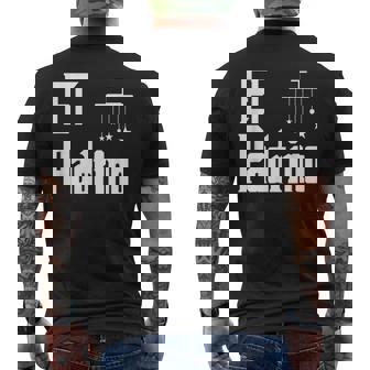 Regalo Para Padrinos De Bautizo Graciosa Camiseta Hombre Estampado Espalda - Regaloses