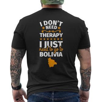 Regalos De Bolivia Regalo Divertido De Bolivia Camiseta Hombre Estampado Espalda - Regaloses
