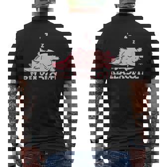 Relaxolotl Axolotl Amoureux Des Animaux Mignons Se Détendre T-shirt imprimé au dos - Cadeauxyz
