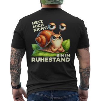 Rente 2024 Pensioner Turtle Do Not Rush T-Shirt mit Rückendruck - Geschenkecke