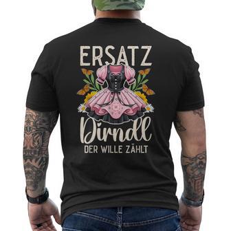 Replacement Dirndl Der Will Zählt T-Shirt mit Rückendruck - Geschenkecke