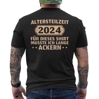 Retirement 2024 Angehende Retirement T-Shirt mit Rückendruck - Geschenkecke