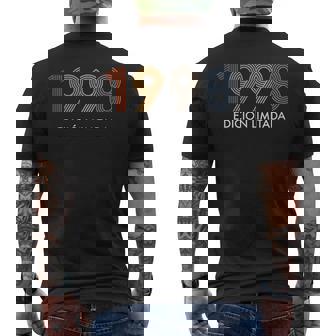 Retro 26 Años Nacido En 1998 Edición Limitada 26 Cumpleaños Camiseta Hombre Estampado Espalda - Regaloses