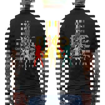 Retro 70S Disco Vintage Dancing Disco Ball Men's T-shirt Back Print - Thegiftio UK