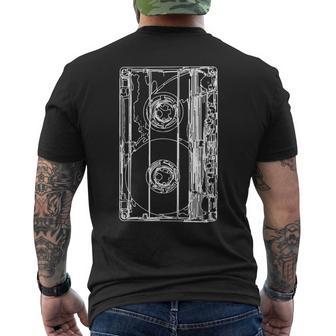 Retro 90S Costume Music Cassette T-Shirt mit Rückendruck - Geschenkecke