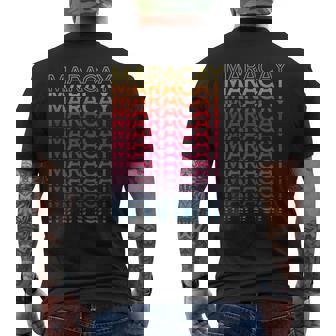 Retro Ciudad Colorida Nostálgico Maracay Camiseta Hombre Estampado Espalda - Regaloses