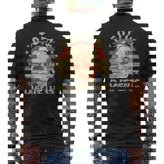 Retro I Got The Diabeetus Diabetes Type 1 2 Awareness Men's T-shirt Back Print - Thegiftio UK