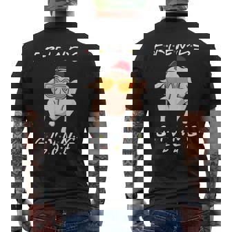 Retro Friends Giving 2024 Thanksgiving Friendsgiving Men's T-shirt Back Print - Monsterry