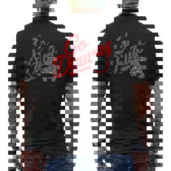 Retro Go Dawgs Bulldog Vintage Classic Men's T-shirt Back Print - Monsterry