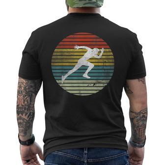 Retro Runner Jogger Running Jogging Marathon Running T-Shirt mit Rückendruck - Geschenkecke