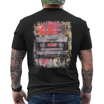 Retro Style Old School Music Tape Cassetteintage Mixtape T-Shirt mit Rückendruck - Geschenkecke