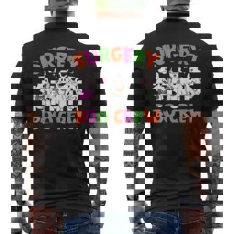 Retro Surgery Boo Crew Surgical Tech Halloween Costumes Men's T-shirt Back Print - Thegiftio UK