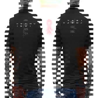 Retro Upside Down Pineapple Swinger Clothing Subtle Text Men Men's T-shirt Back Print - Thegiftio UK