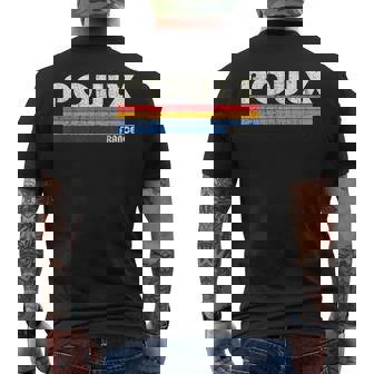 Rétrointage 70'S 80S Style Poulx France T-shirt imprimé au dos - Cadeauxyz