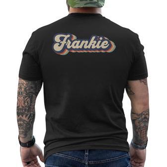 Retrointage Frankie Name Personalised T-Shirt mit Rückendruck - Geschenkecke