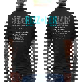 Rizzler Definition Rizz God Meme Rizz King Men's T-shirt Back Print | Seseable CA