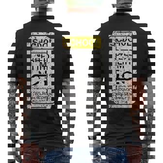Road Signs Traffic Signs Halloween Costume Party Men's T-shirt Back Print | Seseable UK