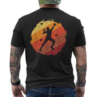 Rock Climbing Retrointage Bouldering T-Shirt mit Rückendruck - Geschenkecke