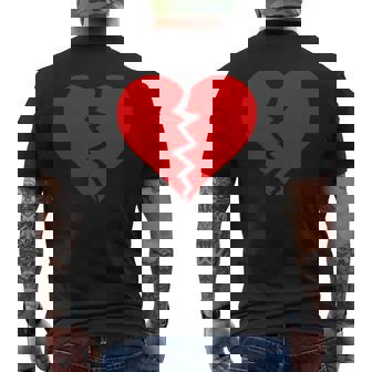 Roto Corazón Roto Romper Corazón Roto Camiseta Hombre Estampado Espalda - Regaloses